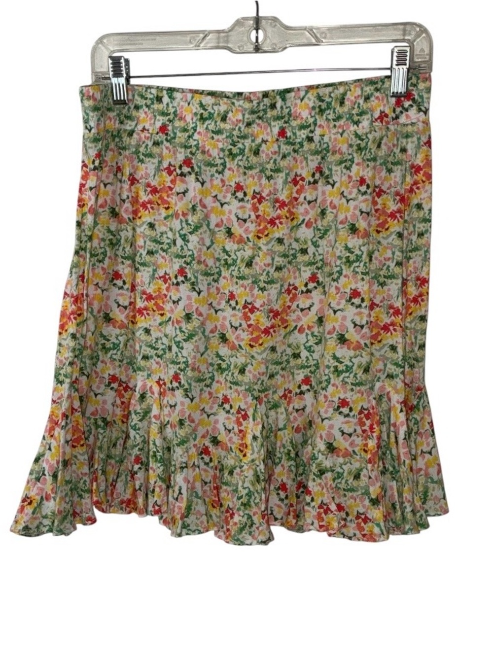 LOFT Floral Skirt Size M